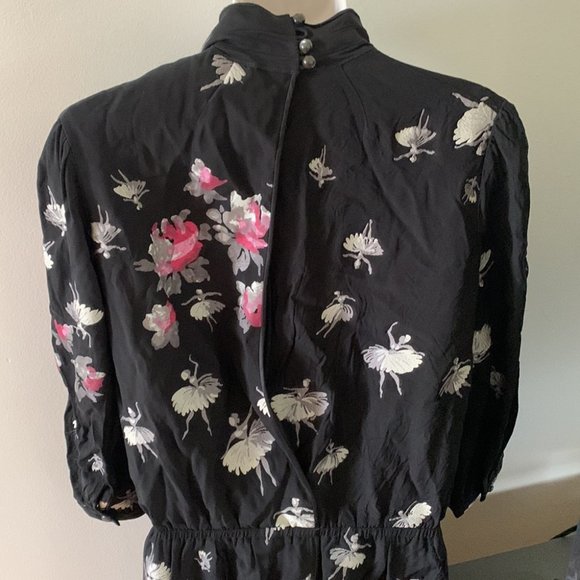 Marc Jacobs Ballerina & Floral Tie Collar Dress - Picture 9 of 16